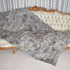 Shearling  Fur Blanket | Luxury Natural Shearling Fur Throw |  Fur Rug | Home Deco | FUR Accessories