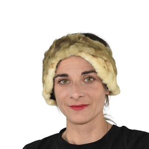 Fur Headband | Mink Fur Winter Headband | Womens Ear warmer  | Headband Gift For Her | Fur Neck Warmer