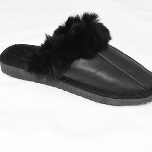 Genuine Sheepskin Slippers | Ladies sheariling Fur Slippers | Winter slippers | Fur slides | Great gift for her