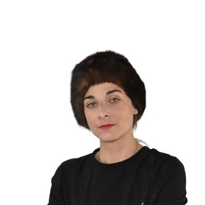 Fur Hat | Brown Fur Hat |  Mink Fur Hat | Cossack Hat | Winter Hat For Women | Gift For Her