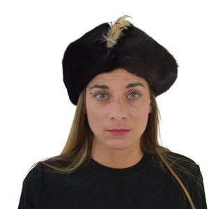 Luxury Fur Hat | Mink Fur Hat  | Bucket Fur Hat | Vintage Brown Mink Hat | Winter Hat For Women | Gift For Her