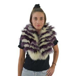 Fox Fur Collar.  Fur collar. Neck Wrap, Fur Scarf. Fur Wrap. Handmade Fur Collar . Gift For her
