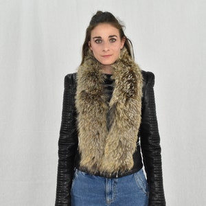 Fox Fur Trim For hood | Fur Collar | Fur Stripe | Hood Trim detachable | DIY Hood Fur Trim