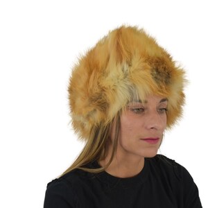 Fox Fur Hat  | Russian Fur Hat | Canadian Fox Fur Cap | Winter Hat For Women | Gift For Her