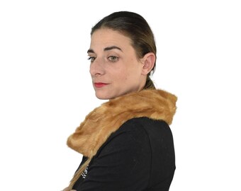 Mink Fur Neckwarmer  |  Fur Collar ,Scarf For Women | Mink Fur shawl | Fur Accessorie Gift For Him