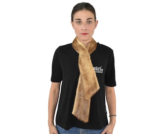 Fur Tie | Mink Fur Scarf  | Fur collar  | Luxury Fur gift For Her | Mink Fur Collar Tie