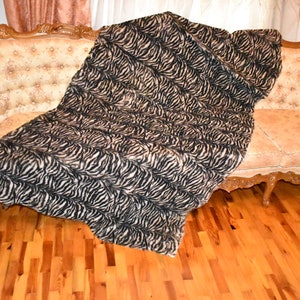Shearling Sofa Cover | Sofa Throw  Blanket | Handmade  Fur Throw | Sheepskin Fur Bedspread