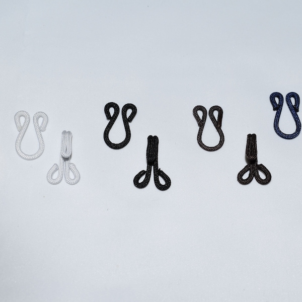 Fur hooks for Fur and leather garments. Fur Coat hook, fastener hooks , Made in Greece fur buttons.