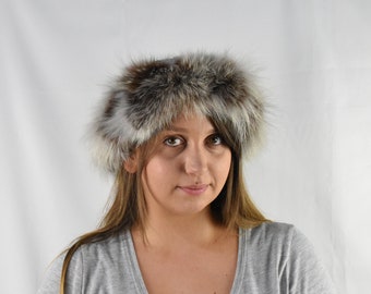 Fox Fur Headband | Fur Headband | Fur Earwarmer | Fox Fur Scarf | Headband Gift For Her | Fur Neck Warmer