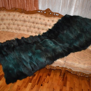 Cozy Fur Blanket | Fox Fur Throw | Fox Fur Rug | Natural Fur Blanket | Fur Throw | Fur Pillow Available