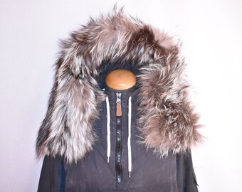 Detachable Fur Trim For Hood | Fur For Hood | Fox Fur Collar | Fur Scarf | Fur For Parka