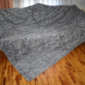 Luxury Fur Blanket | Fur BedSpreads  | Silver mink  Fur Throw | Fur Sofa Throw Cover | Couch cover