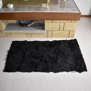 Fur Armchair Cover  |  Shearling  Fur Throw | Natural Fur Sheepskin Chair Cover | Fluffy Fur Rug |