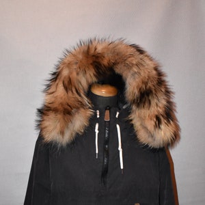 Fox Fur Trim For hood | Detachable Fur Trim  |  Fur collar  | Hood Trim detachable | DIY Hood Fur Trim