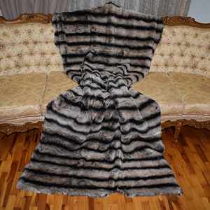 Luxurious Rex Rabbit Throw Blanket | Rex Rabbit  Rug  | Fur Blanket made of Rex Rabbit | Fur Blanket For Baby | Gift For her