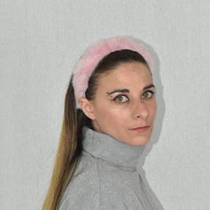 Fur Hairband | Fur Headband | Mink Fur Hairband |Girlfriend Gift | Gift For Her
