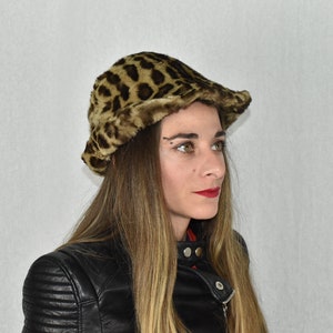 Fur Hat | Animal Pirn Fur Hat | Vintage Style  Hat | Fur Cap  | Elegant Fur Hat | Winter Hat For Women | Gift For Her