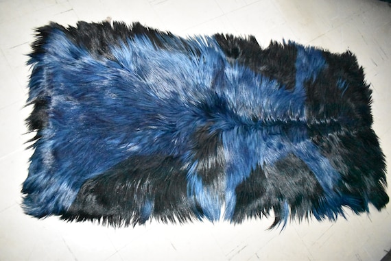 Goat Skin Blanket Fur Blanket Throw Real Fur Throw Luxurious