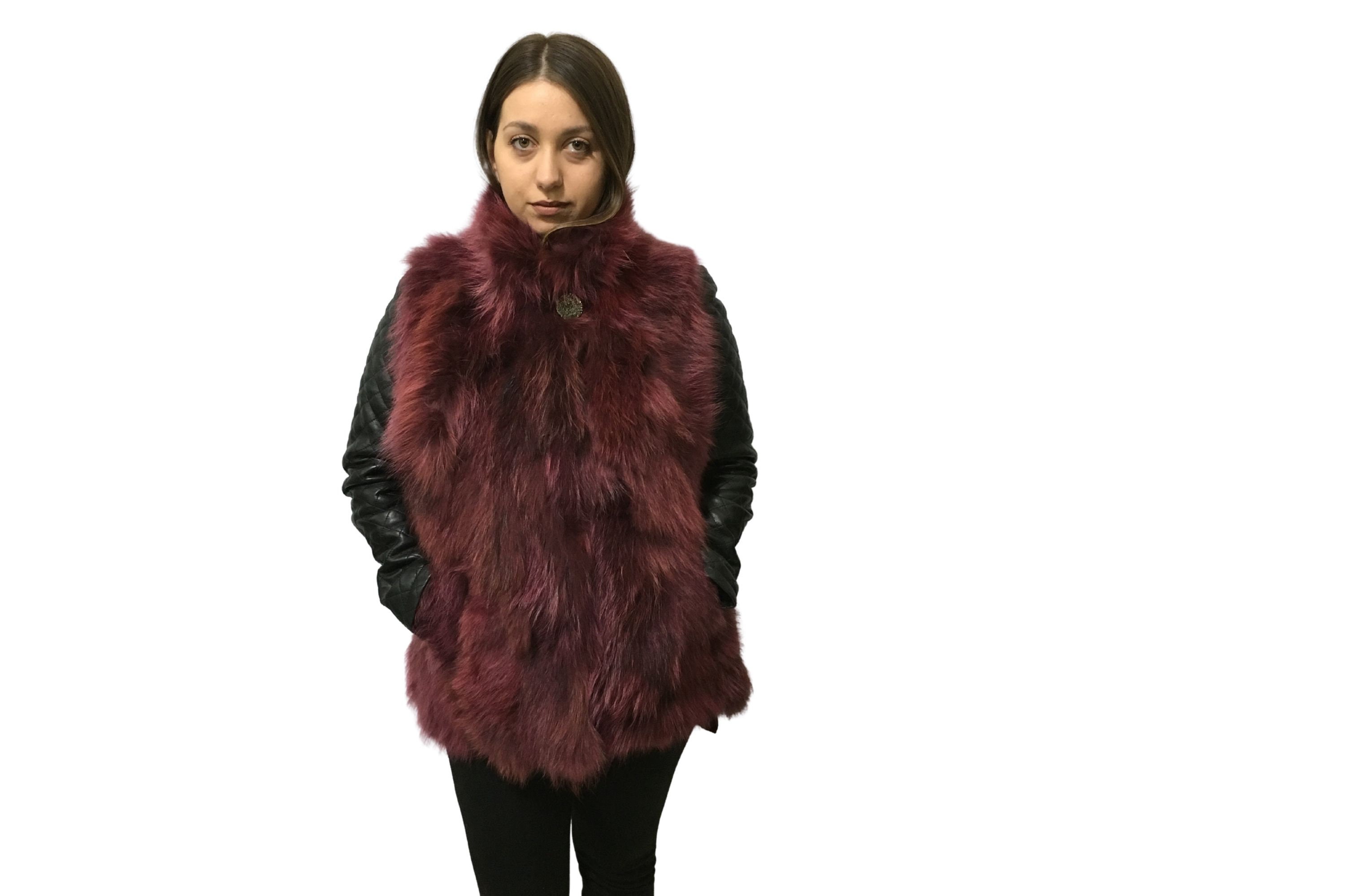 Long Fur Vest - Etsy Australia