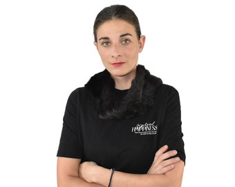 Mink Fur Neckwarmer  |  Fur Collar ,Scarf For Women | Mink Fur shawl | Fur Accessorie Gift For Him
