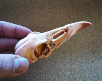 3d printed Raven Skull hair clip