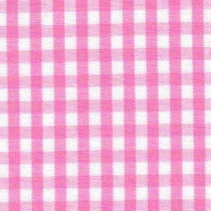 Hot Pink Gingham Fabric 1/8 Inch Gingham Fabric Finders Check 8thinch Hot Pink Cotton Gingham Fabric 60 inch width Fabric Fabric by the Yard