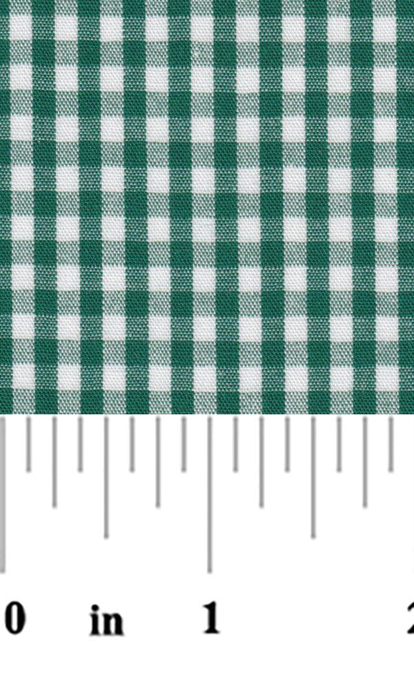 緑系チェック柄　麻ロールスクリーン W88cm×H180cm 4本セット Hunter Green Gingham Fabric 1/8 Inch Gingham Fabric Finders Check