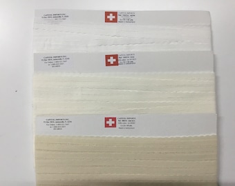 Swiss Entredeux Capital Imports Baby Swiss White Entredeux Ecru Swiss Champagne Ivory Entredeux Heirloom Sewing Imported from Switzerland