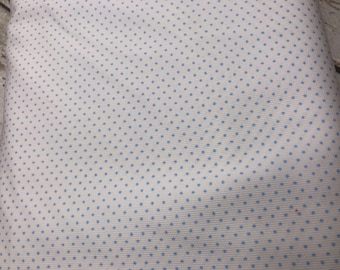 Blue mini dot Pique Cotton Fabric Finders 100 percent Cotton Blue Dot Pique Cotton Fabric 60 inch width Fabric by the Yard Easter Fabric
