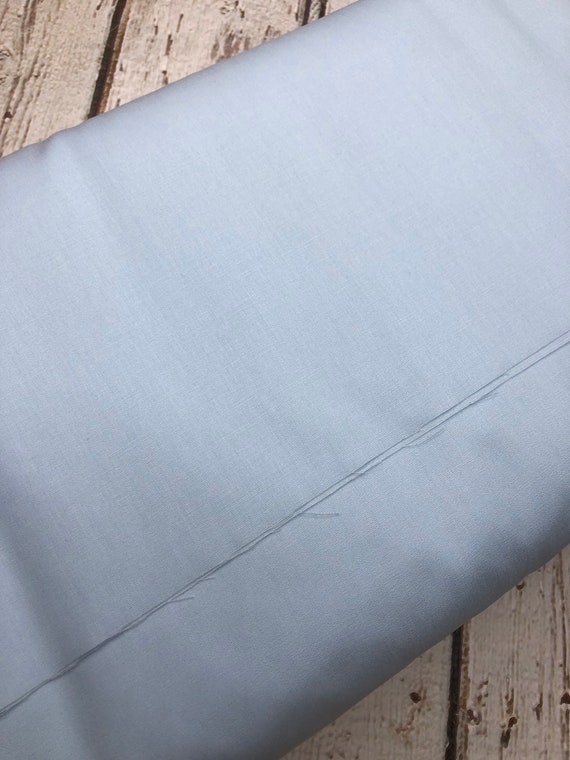 Blue Broadcloth Cotton Fabric Finders 100 percent Blue Solid Broadcloth Cotton Fabric 60 inch width Fabric by the Yard
