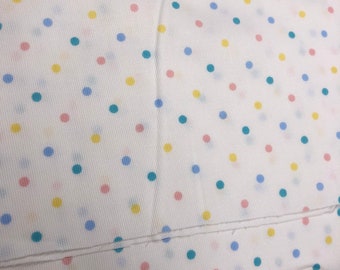 Pastel color dot Pique Cotton Fabric Finders 100 percent Cotton Multi Dot Pique Fabric 60 inch width Fabric by the Yard Easter Fabric