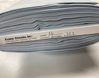 Ultra Fine Flannel Blue Flannel Fabric Finders Flannel Fabric Baby Blanket Fabric 58” Blue Flannel Fabric Continuous Cut Fabric
