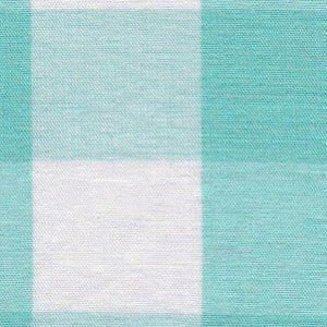 CLEARANCE Aqua Gingham Fabric 1 Inch Gingham Fabric Finders Check Fabric Aqua Teal Cotton Gingham Fabric 60 inch width Fabric by the Yard