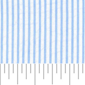 Blue Seersucker Stripe Fabric Finders 100 percent Blue Cotton Seersucker Stripe Fabric 60 inch width Fabric by the Yard