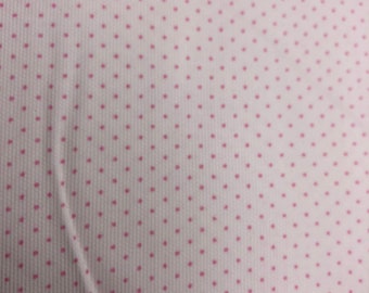 Pink mini dot Pique Cotton Fabric Finders 100 percent Cotton Pink Dot Pique Cotton Fabric 60 inch width Fabric by the Yard Easter Fabric