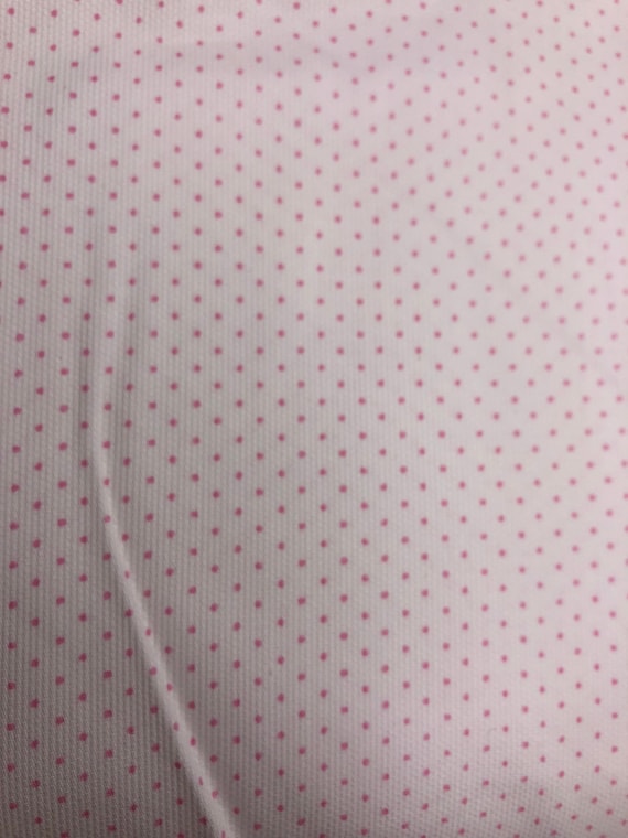 Pink mini dot Pique Cotton Fabric Finders 100 percent Cotton Pink Dot Pique Cotton Fabric 60 inch width Fabric by the Yard Easter Fabric