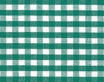 Kelly Green Gingham Fabric 1/8 Inch Gingham Fabric Finders Check Eighth Inch Kelly Green Cotton Gingham Fabric 60 inch width Fabric by Yard