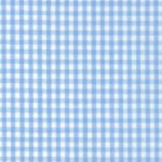 Blue Gingham Fabric 1/16 Inch Gingham Fabric Finders Check | Etsy
