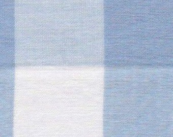 CLEARANCE Blue Gingham Fabric 1 Inch Gingham Fabric Finders Check Fabric Blue one Inch Cotton Gingham Fabric 60 inch width Fabricby the Yard