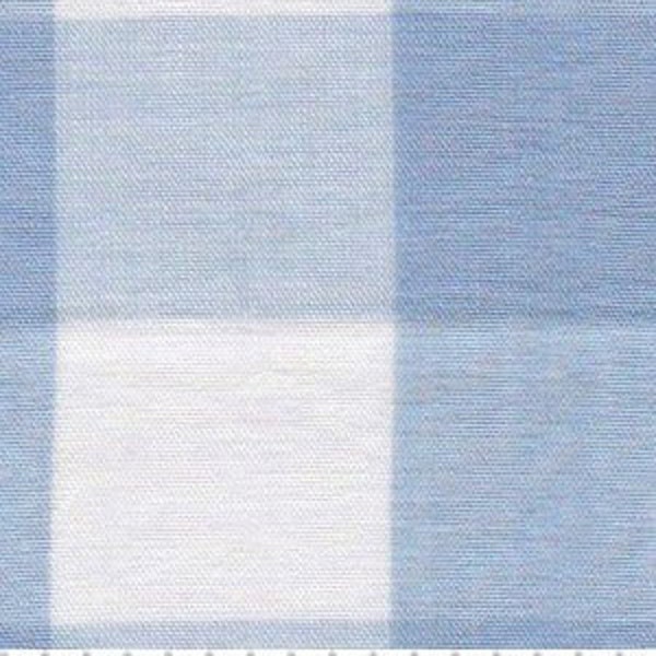 CLEARANCE Blue Gingham Fabric 1 Inch Gingham Fabric Finders Check Fabric Blue one Inch Cotton Gingham Fabric 60 inch width Fabricby the Yard