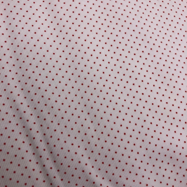 Red mini dot Pique Cotton Fabric Finders 100 percent Cotton Red Dot Pique Cotton Fabric 60 inch width Fabric by the Yard Easter Fabric