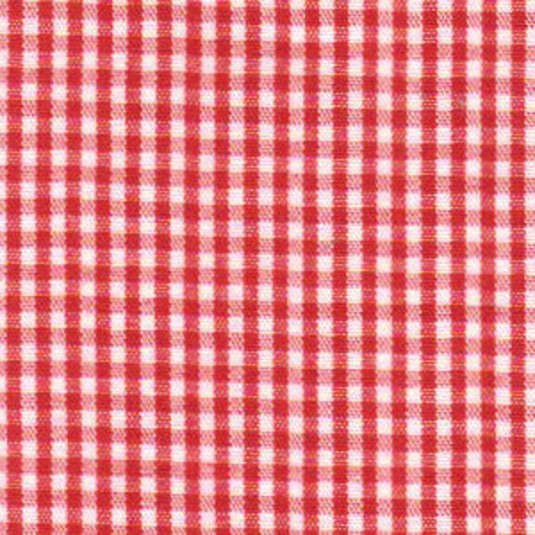 Red Gingham Fabric 1/16 Inch Gingham Fabric Finders Check 16th Inch Red Cotton Gingham Fabric 60 inch width Fabric Fabric by the Yard