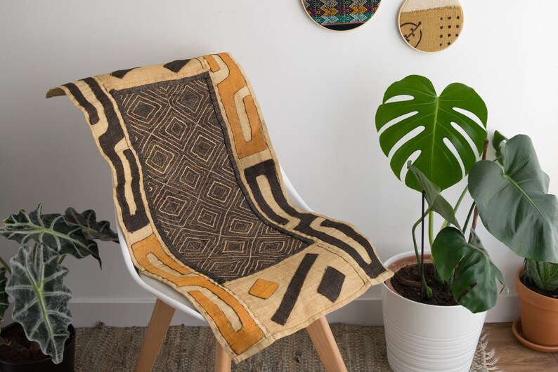 Vintage Kuba cloth from D.R Congo