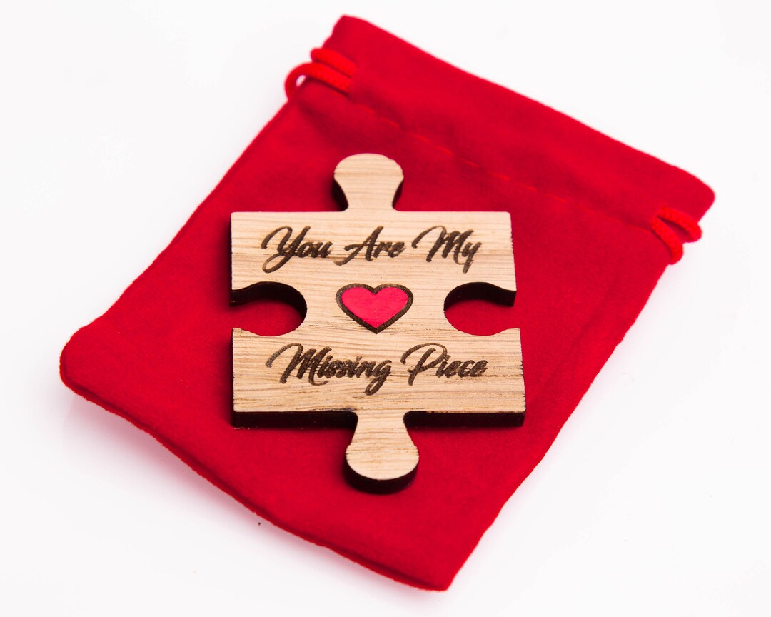 You Are My Missing Piece Jigsaw Valentines Gift, Romantic Present for ...