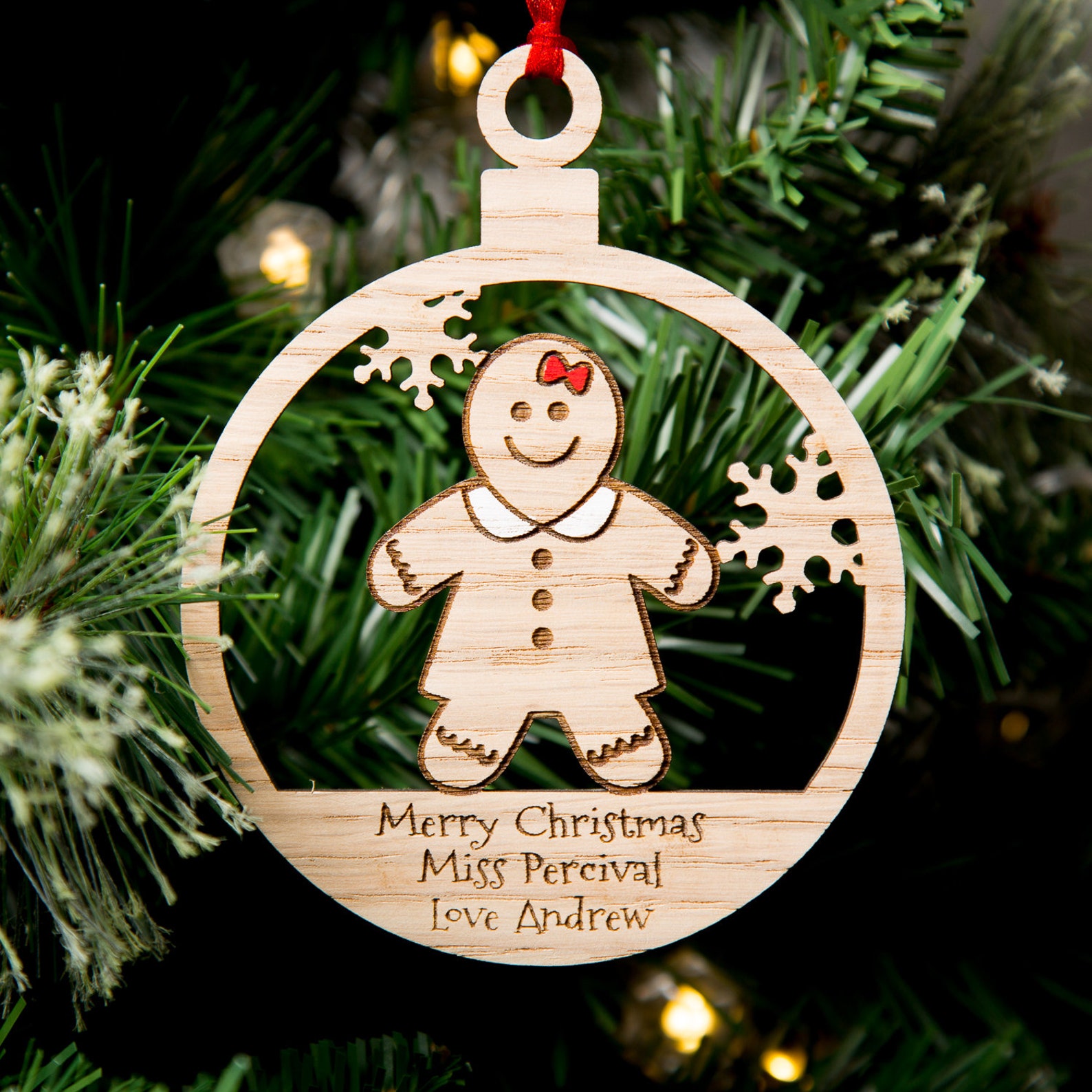 Teacher Christmas Present Female Teacher Gift Personalised - Etsy UK