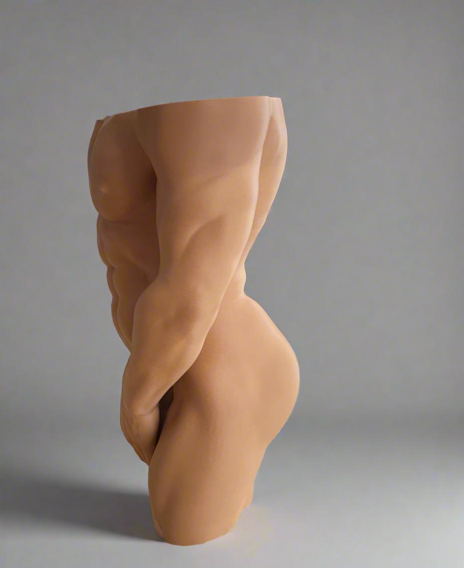 Adonis Torso Planter: 3D Printed Sculptural Home Decor - Etsy
