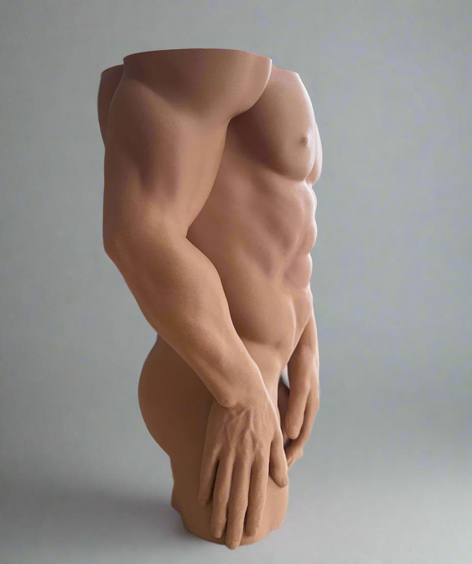 Adonis Torso Planter: 3D Printed Sculptural Home Decor - Etsy