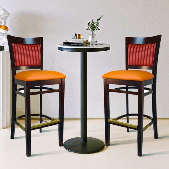 Custom Restaurant Bar Stool W/ Embroidery of Own Shellie's