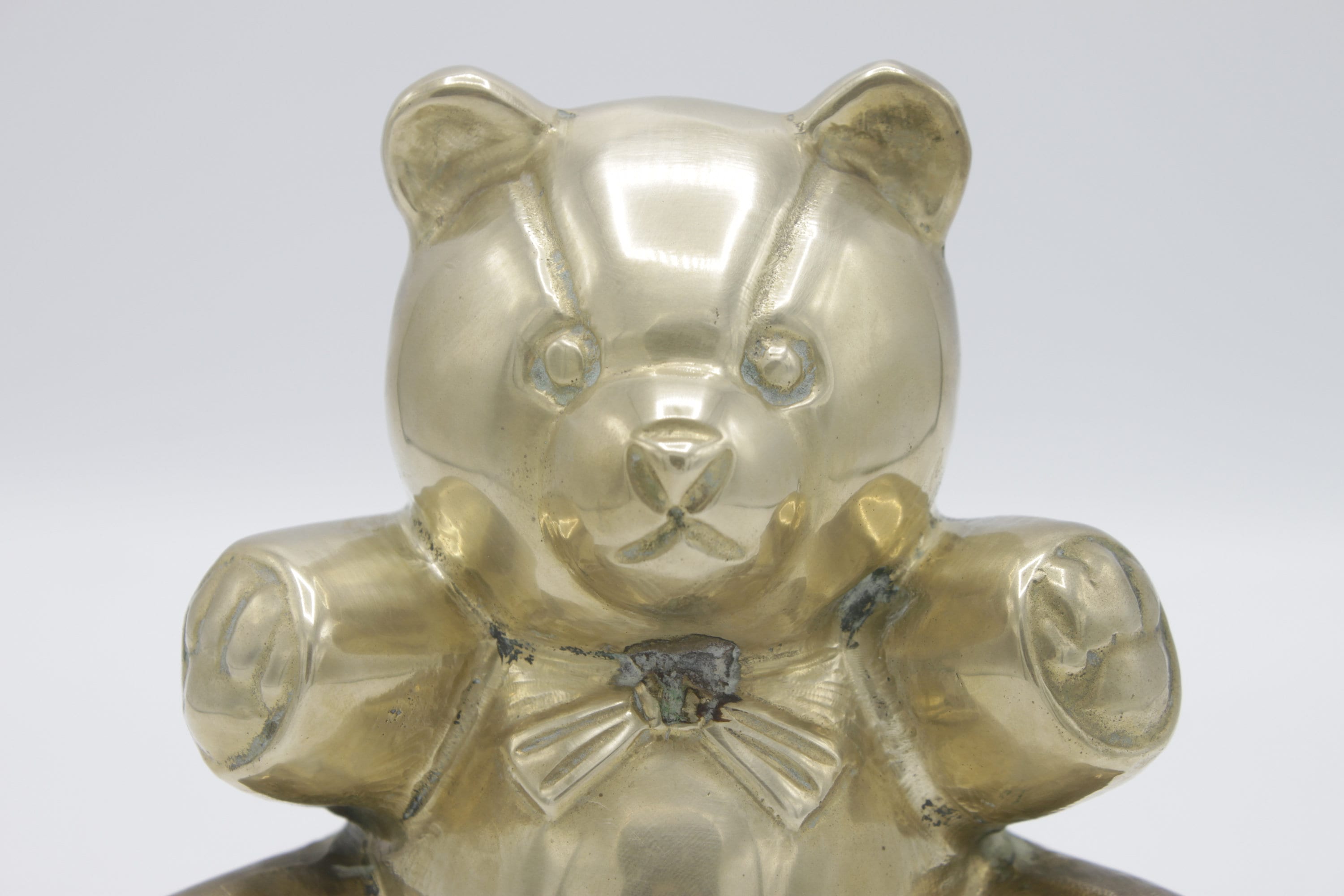 Vintage Brass Teddy Bear Brass Bear Vintage Bear Bear Etsy