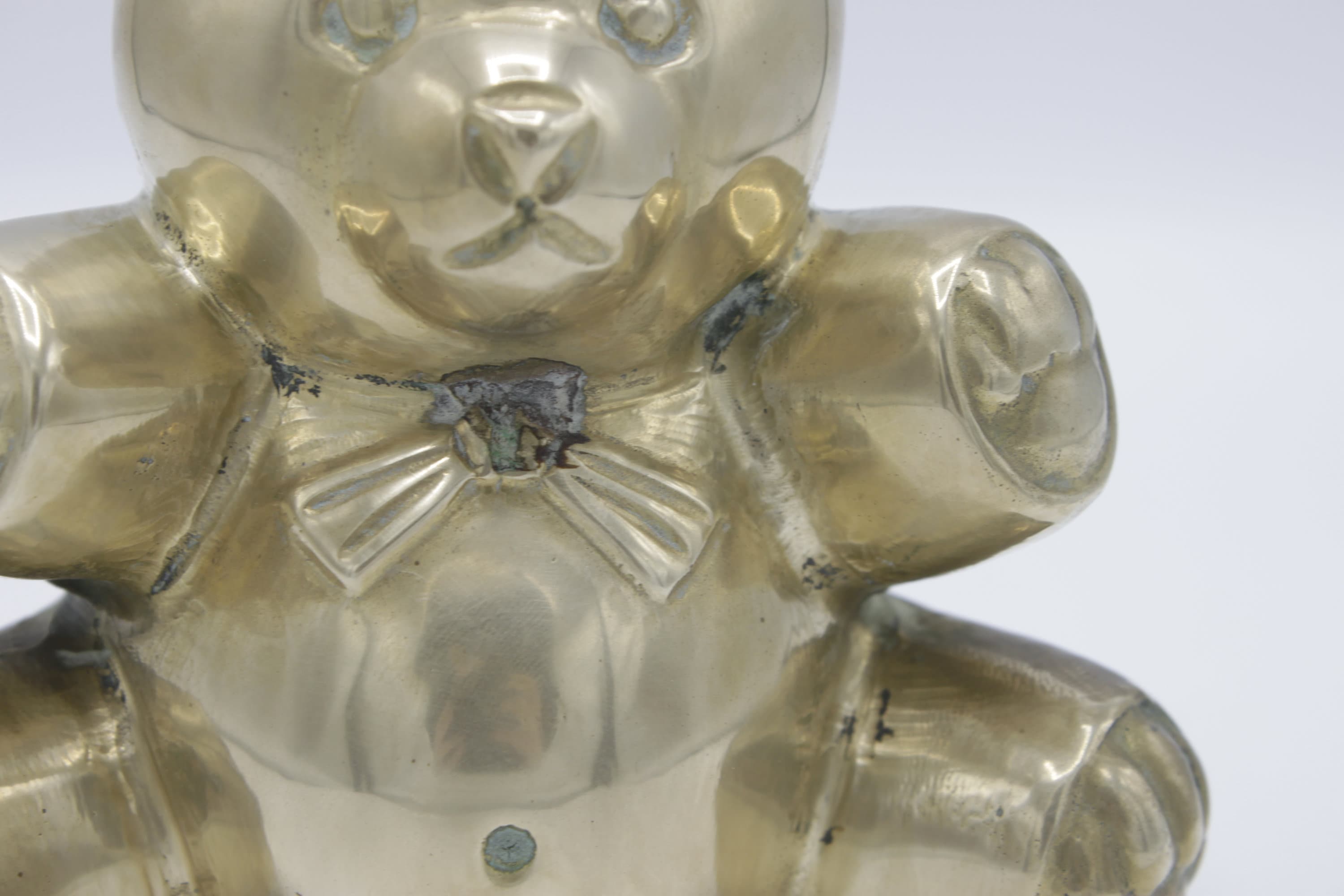 Vintage Brass Teddy Bear Brass Bear Vintage Bear Bear Etsy